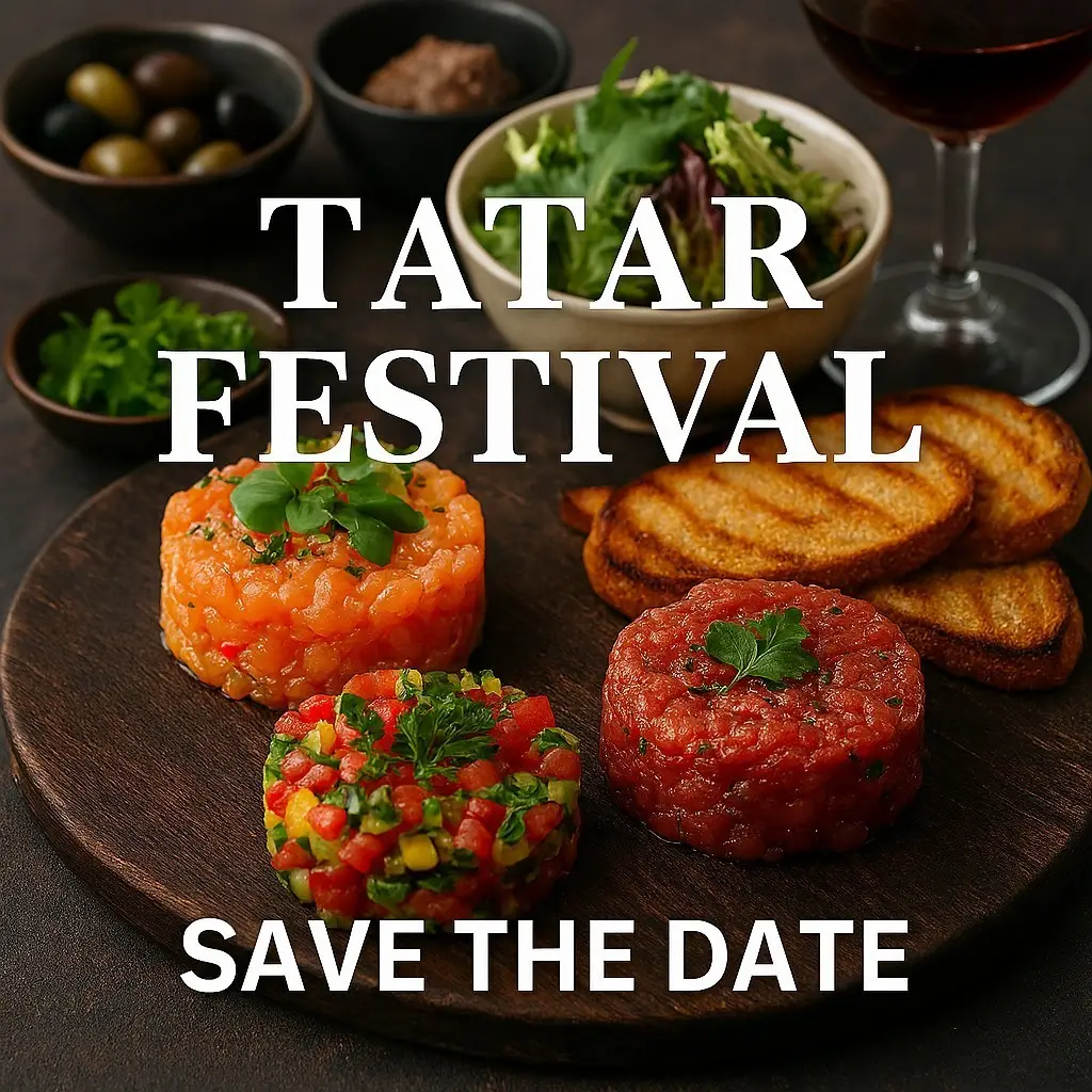 Save the Date: Tatar Festival 2026!
Drei exklusive Samstagabende voller Geschmack und Geselligkeit erwarten dich im Stadtgarten Wangen.

Ob Fleischliebhaber oder Veggie-Fan – unser Tatar Buffet bietet für jeden etwas!
Jetzt reservieren und gemeinsam genießen:

🗓️ 28. Februar | 21. März
💸 CHF 49.– / AHV CHF 39.–
Mehr Infos & Anmeldung: www.stadtgarten.plus

https://stadtgarten.plus/tatar-festival/