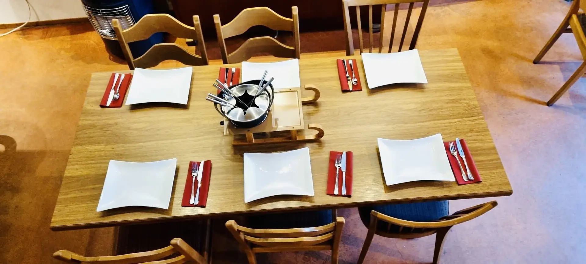 Fondue-Abend im Stübli des Restaurant Stadtgarten Wangen an der Aare – Aufnahme 1
