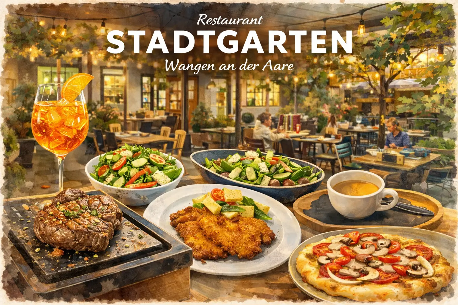Restaurant Steakhaus Stadtgarten Wangen an der Aare – Innenansicht