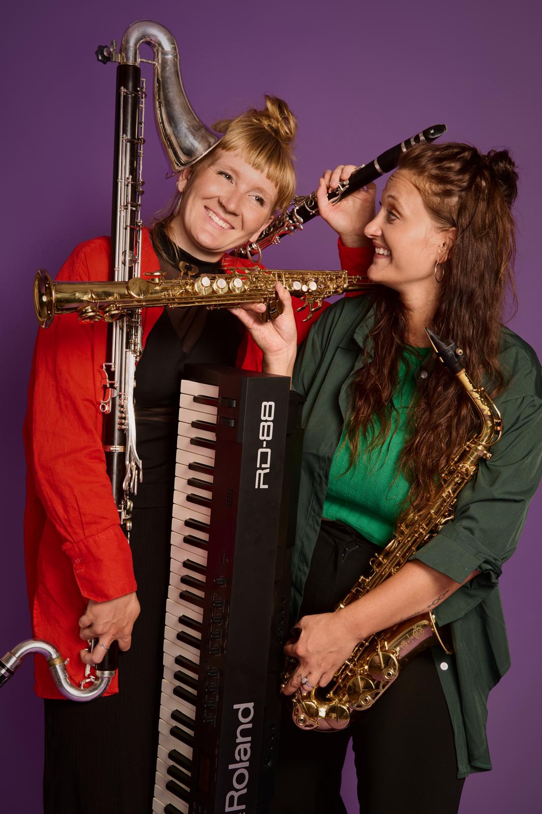 Duo Lima mit Saxofon, Klarinette, Bassklarinette und Keyboard – Open Stage am 22.01.2027 in der Stagi Bar, Restaurant Stadtgarten Wangen an der Aare